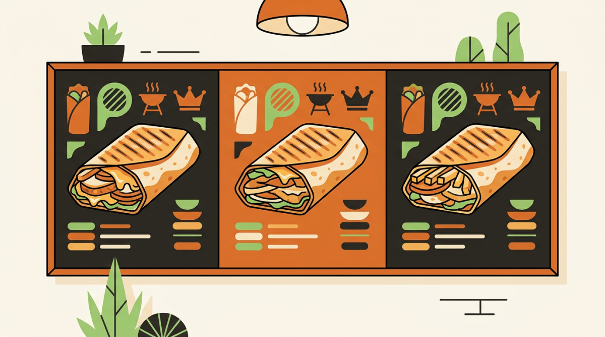 Créer le concept et la carte d'un tacos - ouvrir une franchise de tacos