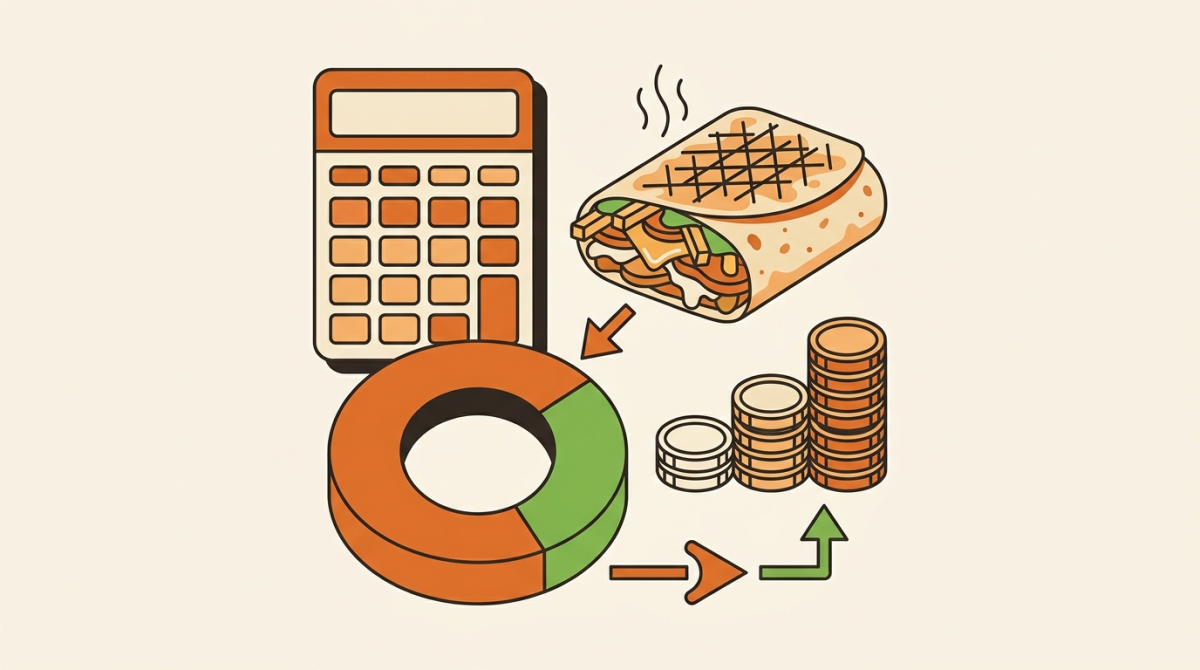 Food cost et marge d'un tacos : comment les calculer - ouvrir une franchise de tacos