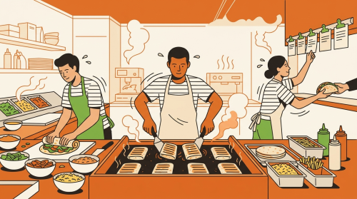 Gérer un snack et son équipe : organisation et coup de feu - ouvrir une franchise de tacos