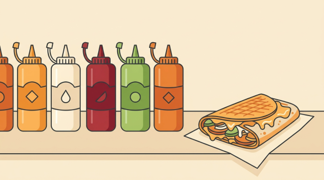 Sauces et carte d'un tacos : construire une offre qui vend - ouvrir une franchise de tacos