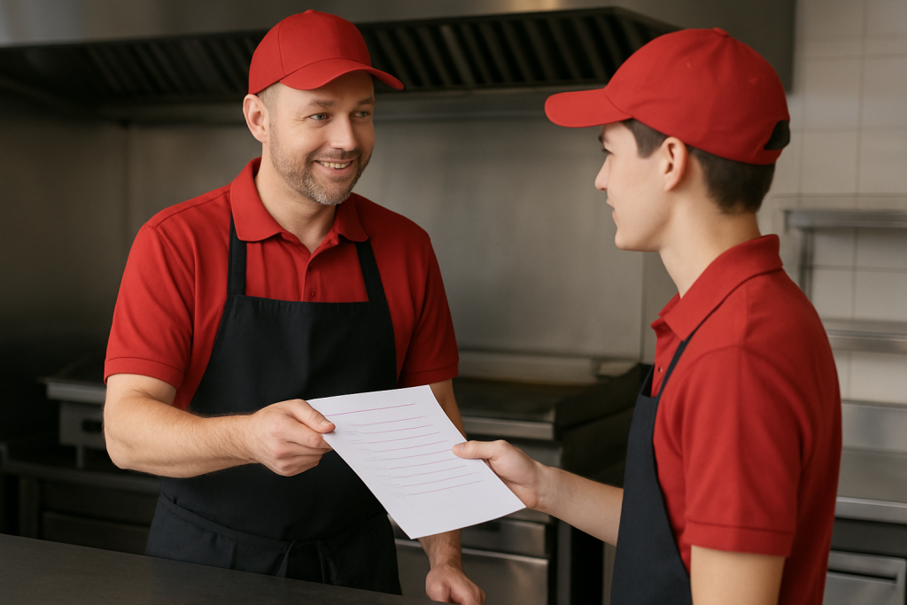 Recrutement : la fiche de poste type d'un équipier snack tacos